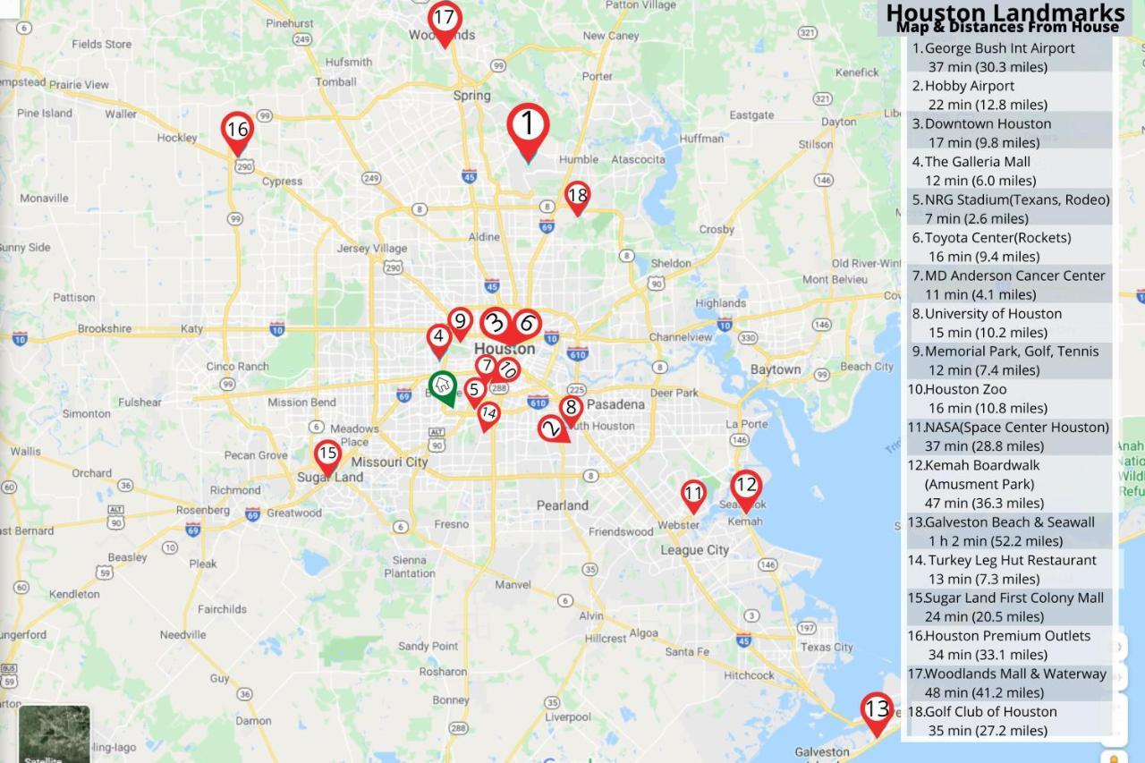 Rodeo, Grb, Nrg, Galleria, Medical Center, Mm Park, Galveston - Breakwood Houston Eksteriør billede